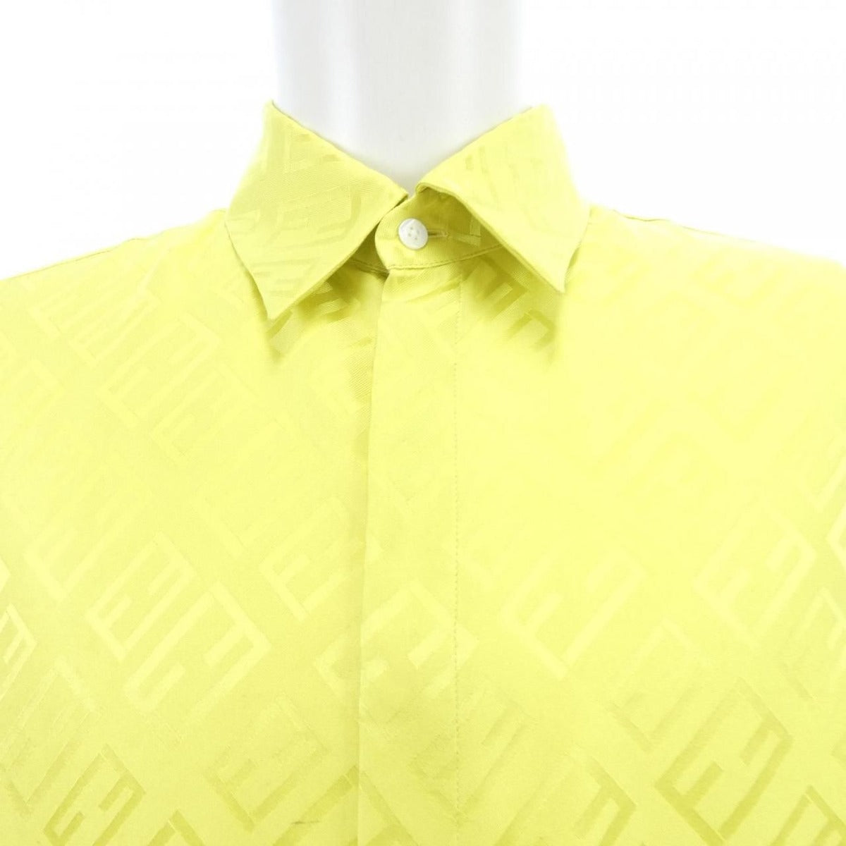 Fendi Shirt Silk Yellow — view 5