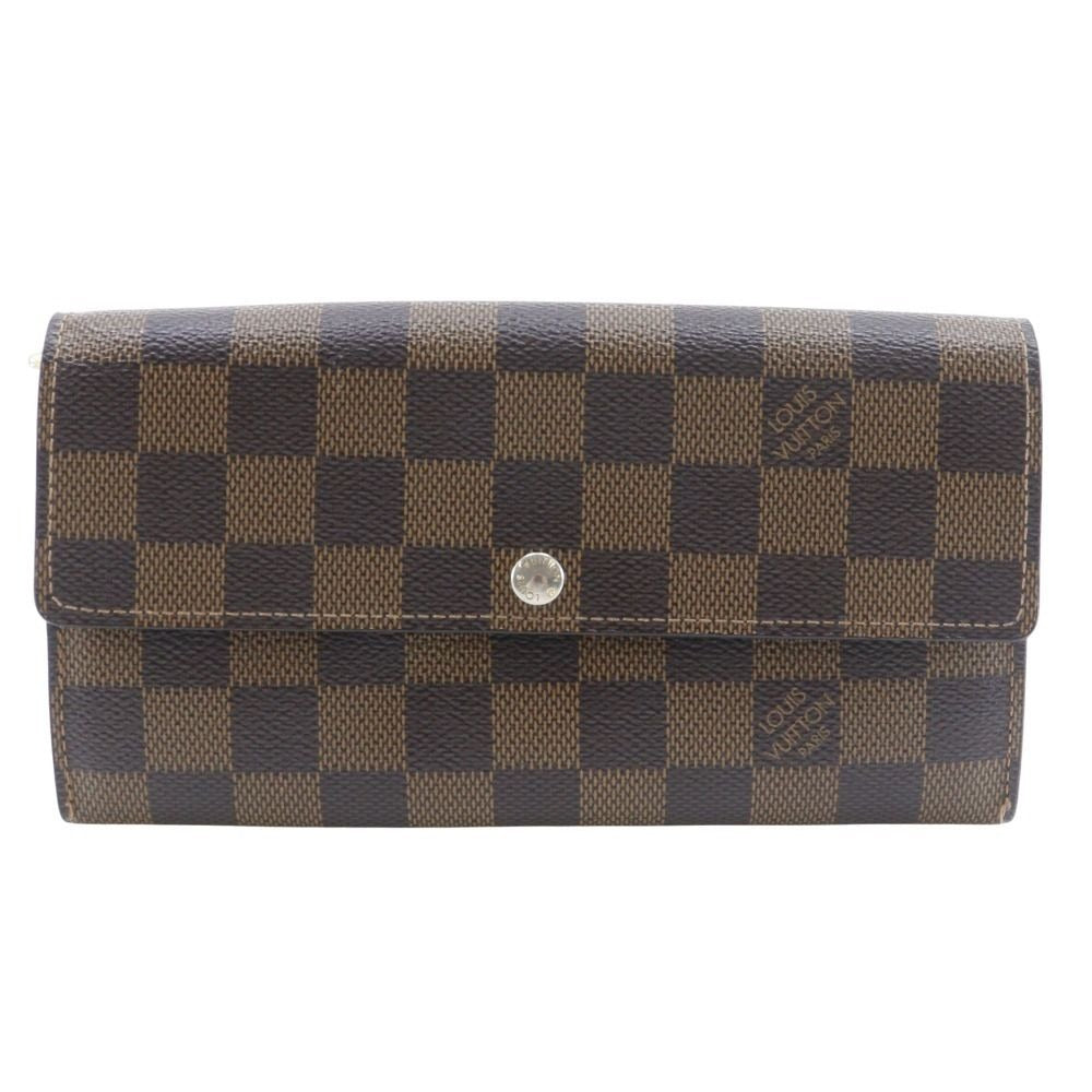 Louis Vuitton Portefeuille Sarah Damier Canvas Brown Wallet