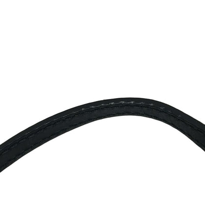 Balenciaga Shoulder Bag Navy Pochette 339937 Ivory And Black Leather