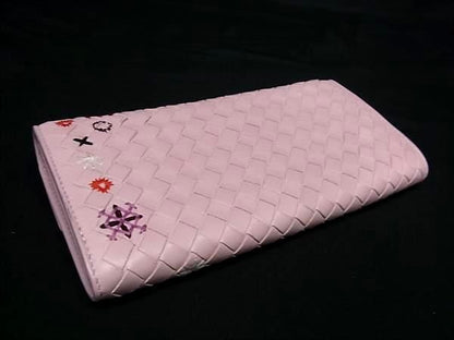 Bottega Veneta Intrecciato Leather Foldable Long Wallet Coin Purse