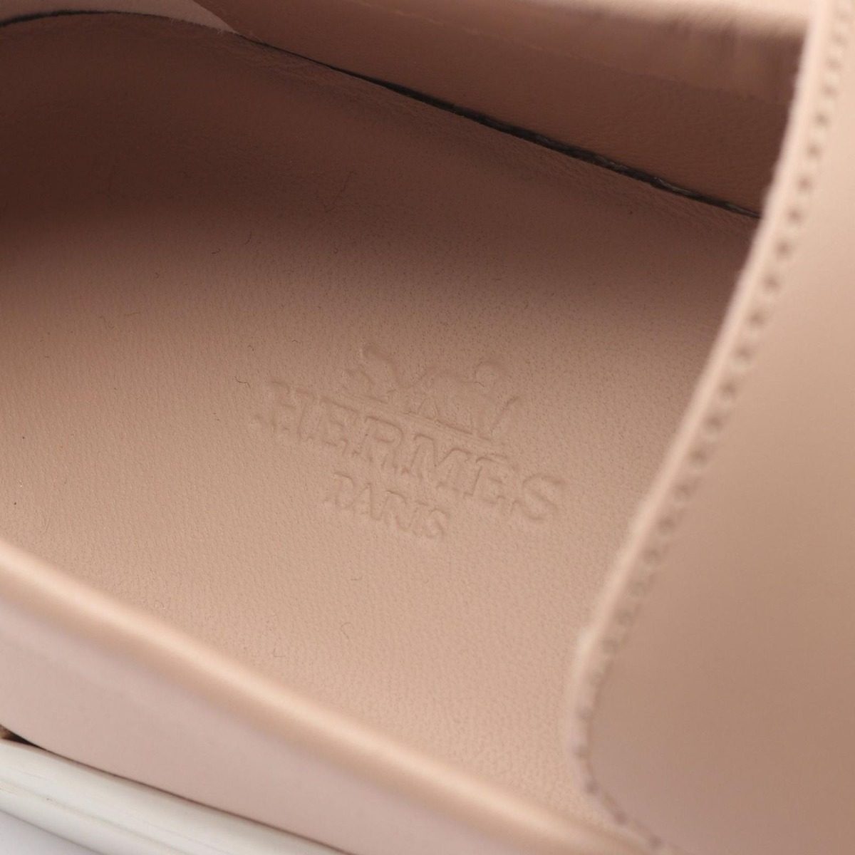Hermes Slip on Game Kelly Buckle Leather Sneakers — view 5