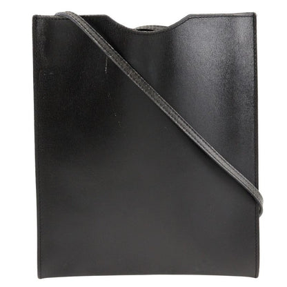 Hermes Omenitou Pochette Calf Black Unisex Shoulder Bag