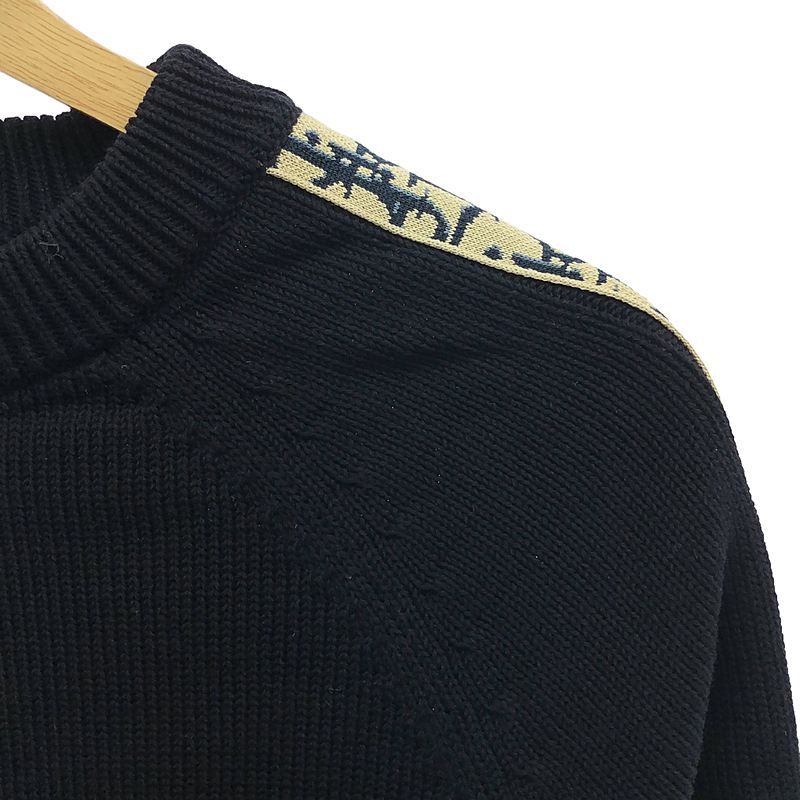 Dior | 2021aw | Oblique Cotton Silk Knit | XS | Navy | Men's