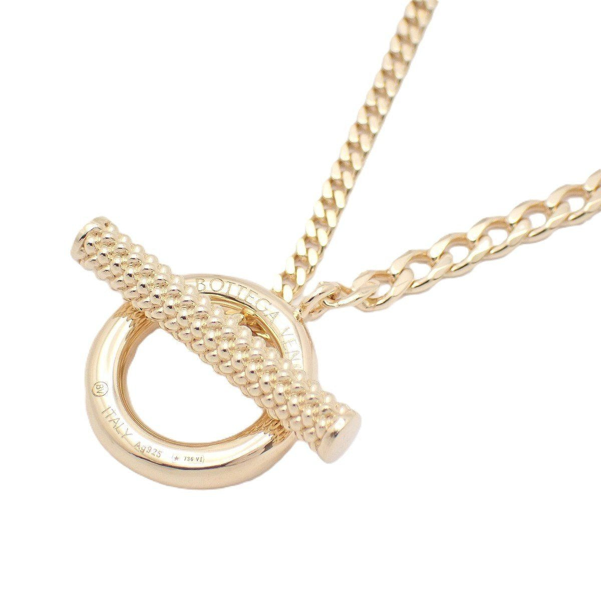 Bottega Veneta Toggle Necklace Gold