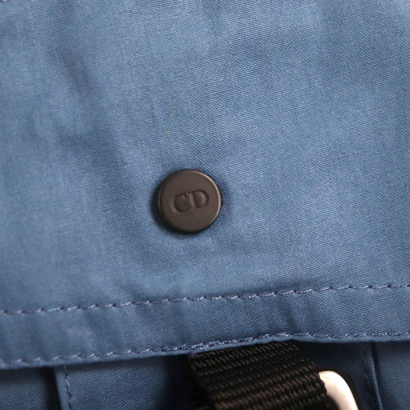  DIOR Homme 293c184a5573 Roller Coaster Buckle Military Cargo Pants Blue 50