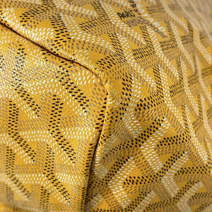 Goyard Saint Louis GM Yellow Leather Tote Bag