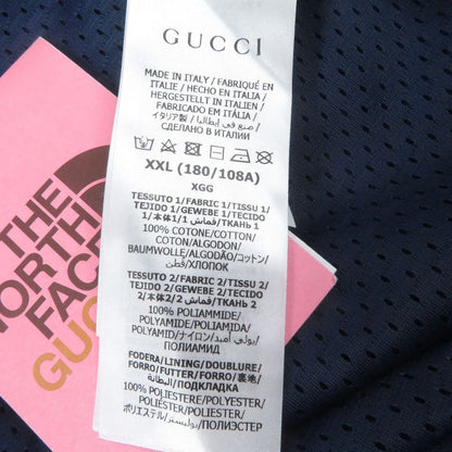 Gucci X The North Face 22SS 671462 Logo Print Hoodie Zip Hoodie Red Blue XXL