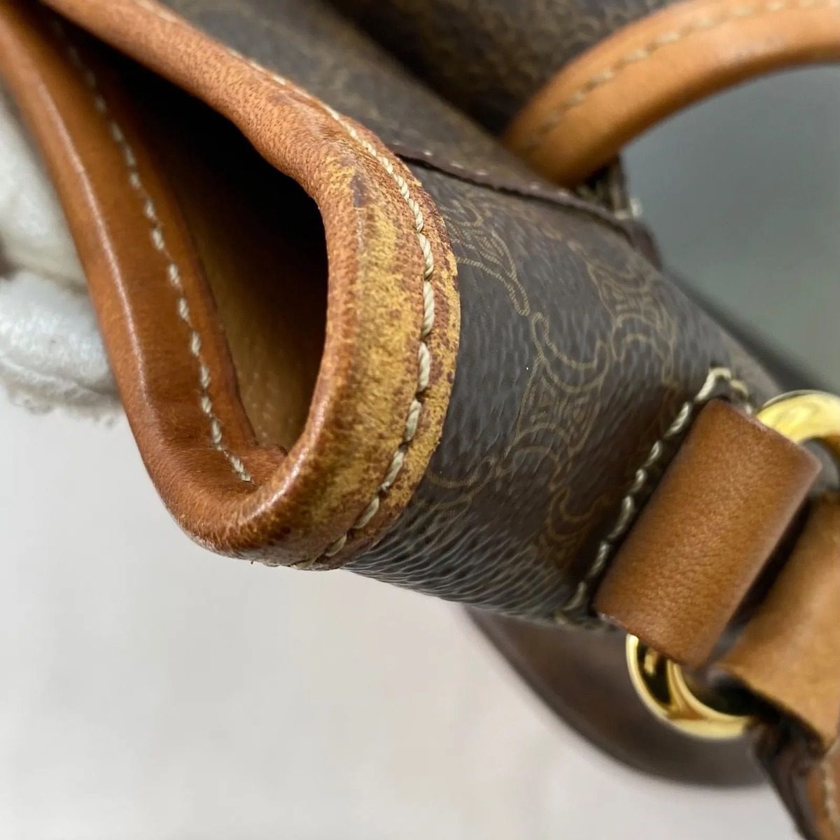 Celine Shoulder Bag Macadam Pochette Flap Formal — view 11