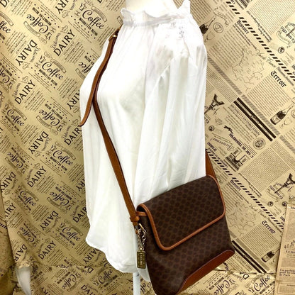 Celine Shoulder Bag Macadam Pochette Flap Formal — view 3