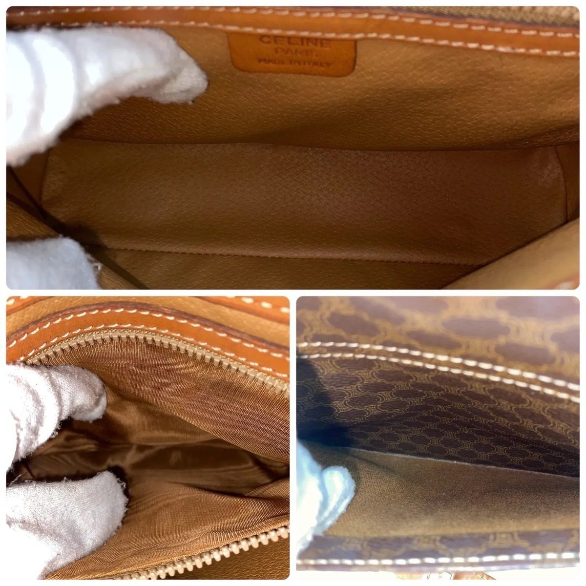 Celine Shoulder Bag Macadam Pochette Flap Formal — view 8