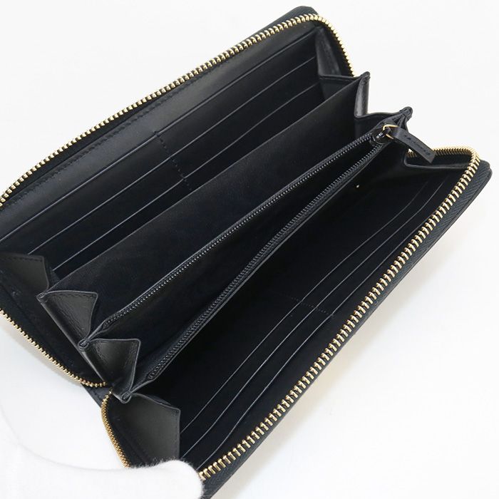 Gucci Zip Around Long Wallet Sylvie 476083 Long Wallet Round Zipper Leather