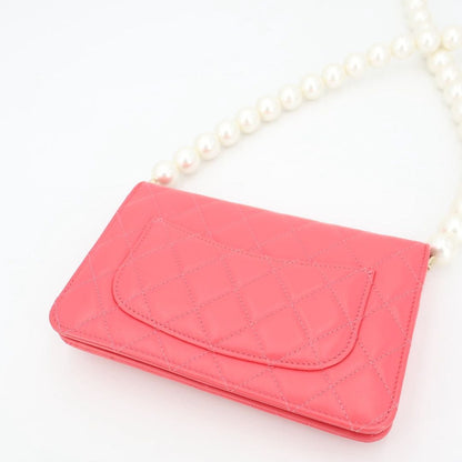 Chanel Pearl Pink Wallet on Chain — view 6