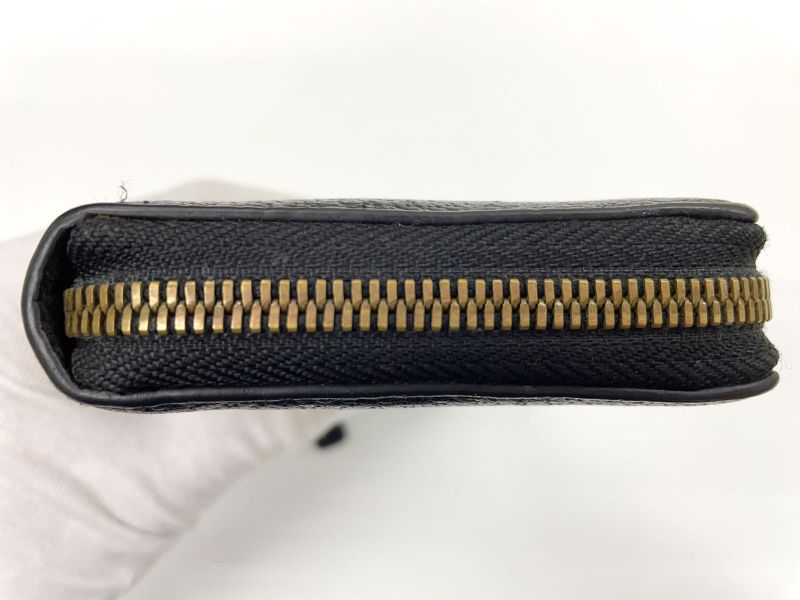 Gucci Animalier Bee Leather Zip Around Wallet Round Zipper Bee Long Wallet