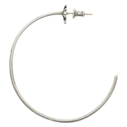 Chrome Hearts Hoop CH Pls CH Plus Earrings Silver