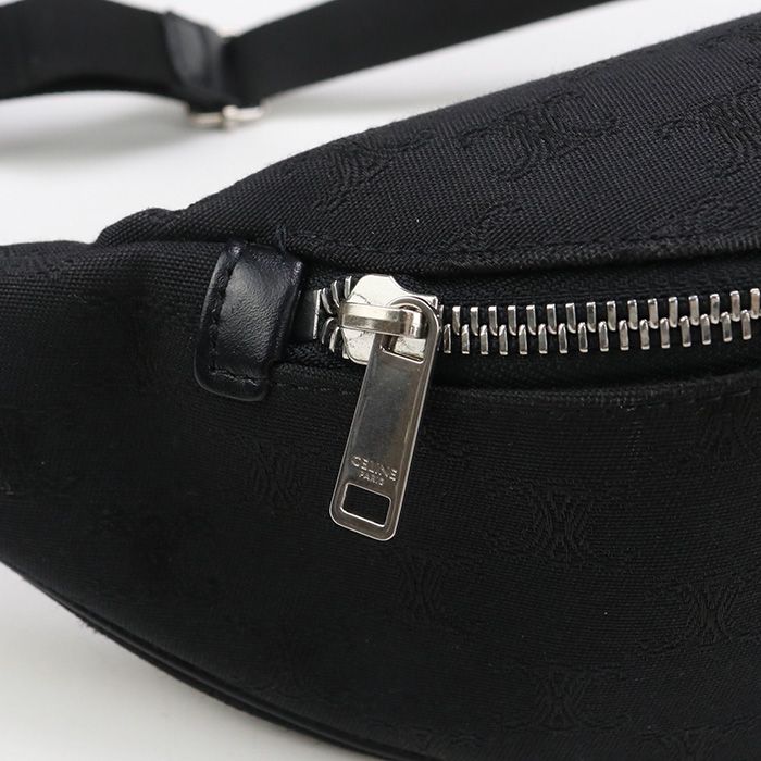 Celine Belt Bag Triomphe Jacquard Body Bag Canvas Men's