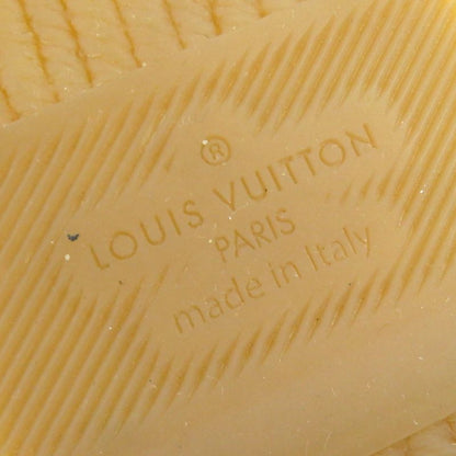 Louis Vuitton LV Logo Embroidery Striped Pattern Partially Suede Espadrilles
