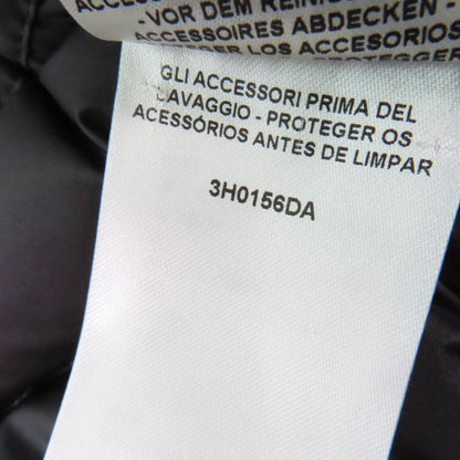 Hermes 23AW 3h0156da Long Quilted Vest Rubber Serie Patch Down Vest Black 40