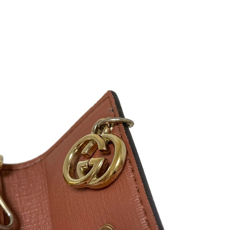 Gucci Key Case Ggearrings 212111 Dark Gray X Black X Multi 6 Hooks