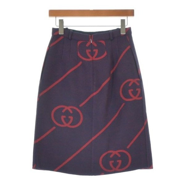 Gucci Knee Length Skirt Purple Red — view 2