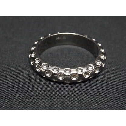 Hermes Dot Scarf Ring Closure Silver