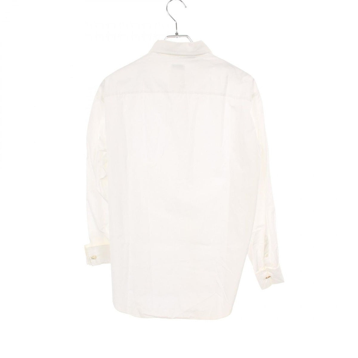Chanel CC Logo Pearl Button Cotton Shirt B — view 2