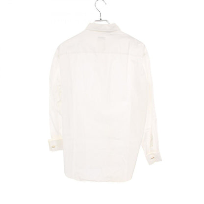 Chanel CC Logo Pearl Button Cotton Shirt B — view 2