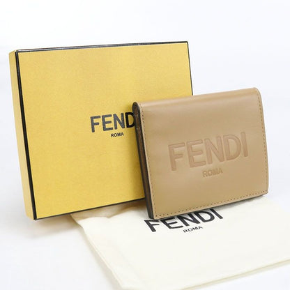 Fendi Bifold Wallet with Coin Purse Calfskin