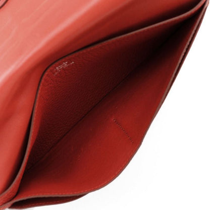 Hermes Dogon Long Togo Red □R Ladies Long Wallet