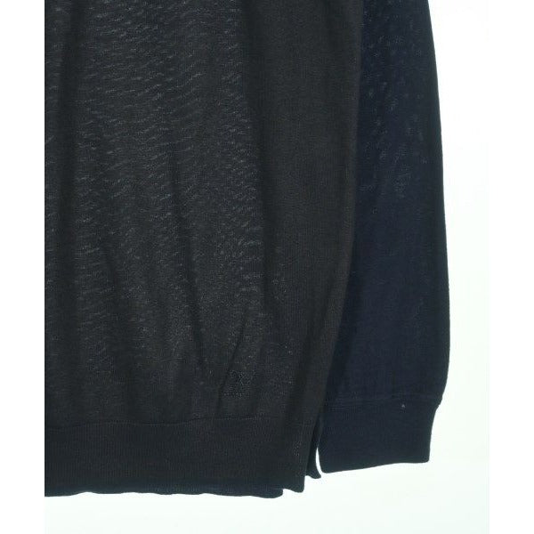 Louis Vuitton Knit Sweater Wool Silk Navy Black — view 5