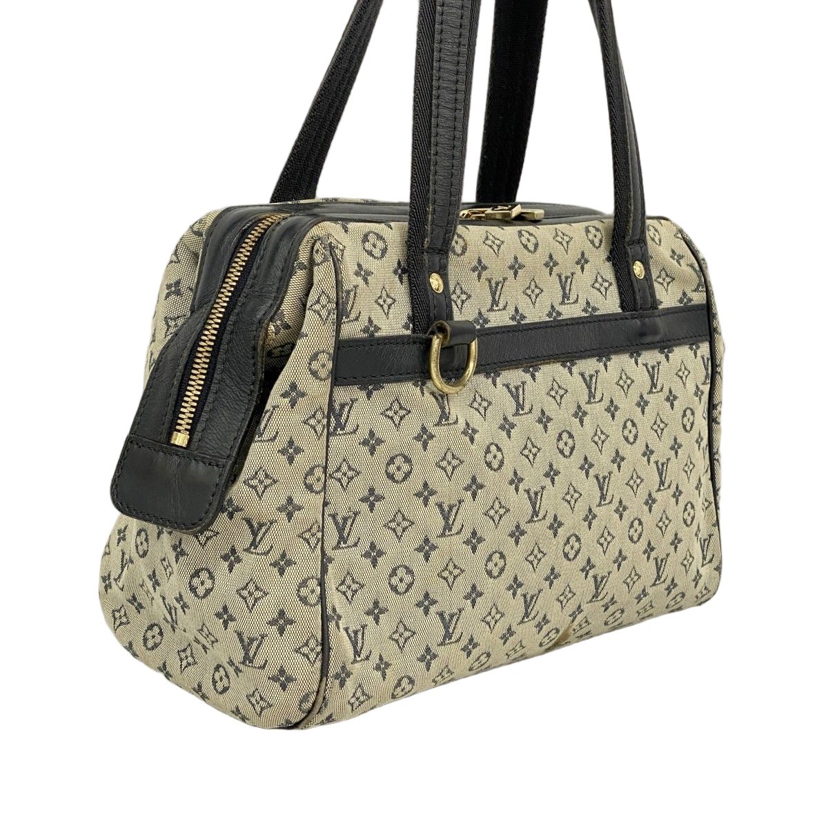 Louis Vuitton Handbag Monogram Mini Josephine PM Blue — view 2
