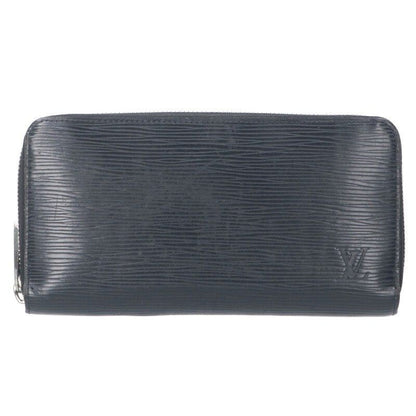 Louis Vuitton M61857 Zippy Wallet Epi Noir Black Round Zip Wallet Men's