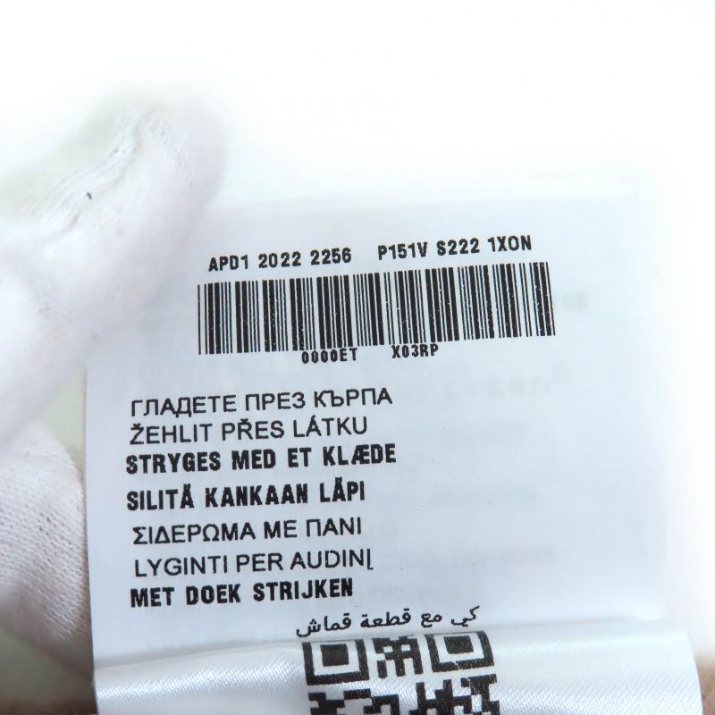 Prada 22AW P151v 100% Cashmere Logo Buttons Long Wrap Skirt Beige 40 Made In