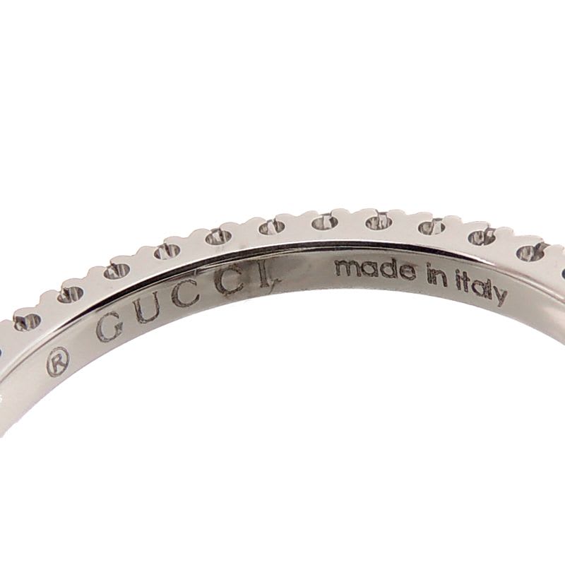 Gucci Diamond Halo White Gold Ring