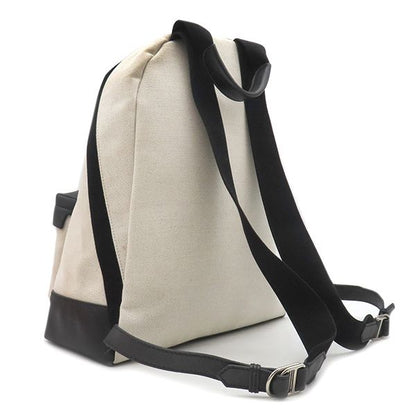 Balenciaga Backpack Daypack Backpack Canvas Leather White X Black Silver