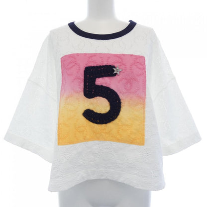 Chanel 24C T-Shirt Black 46 White