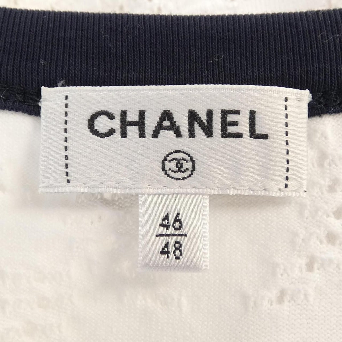 Chanel 24C T-Shirt Black 46 White — view 5