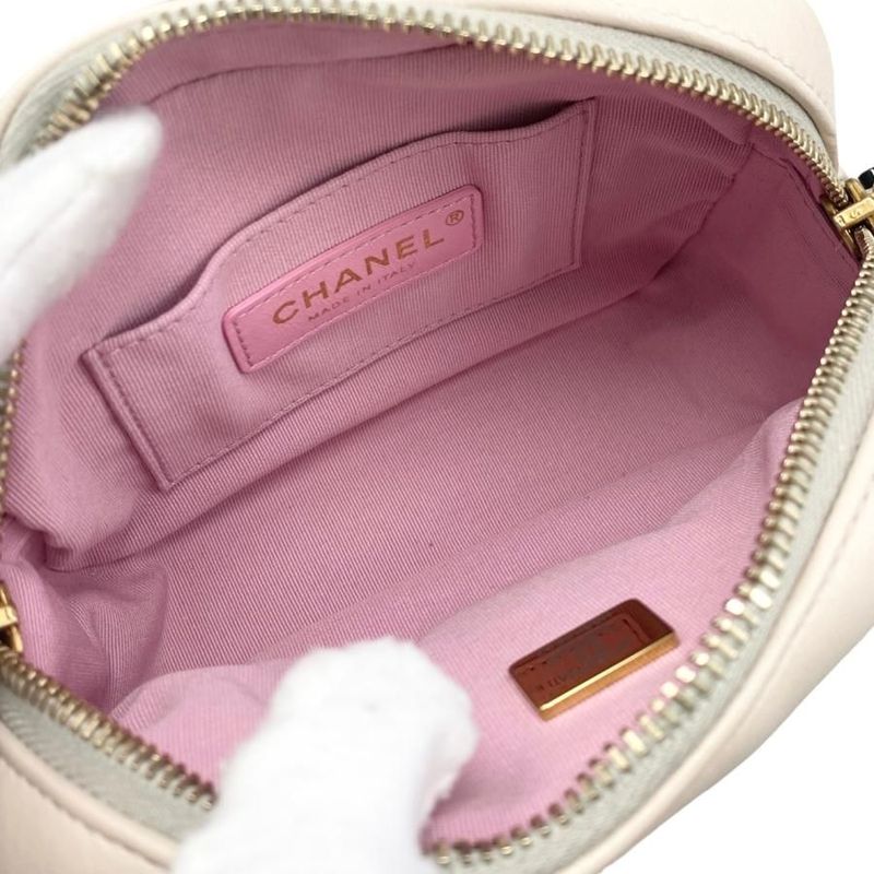 Chanel Shoulder Bag Chain Camera Bag As3883 Matelasse Coco Mark Black Pink