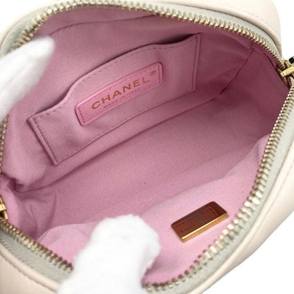 Chanel Shoulder Bag Chain Camera Bag As3883 Matelasse Coco Mark Black Pink