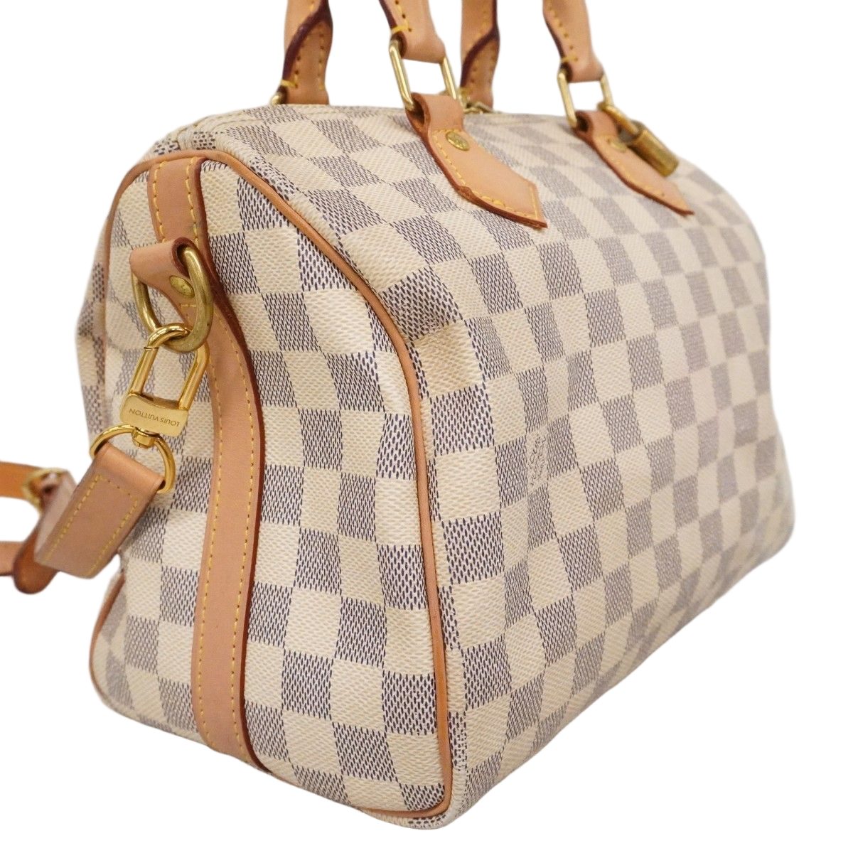Louis Vuitton Handbag Damier Azur Speedy Bandouliere 25 White 2-Way — view 2