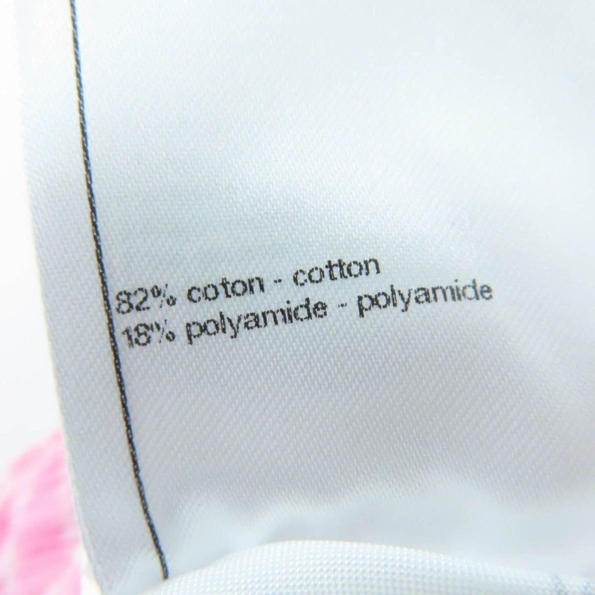 Chanel Cotton CC Logo Short Sleeve Knit Pink 36 — view 7