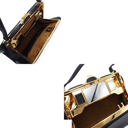 Loewe Lantern Bag Black Leather Handbag — view 5