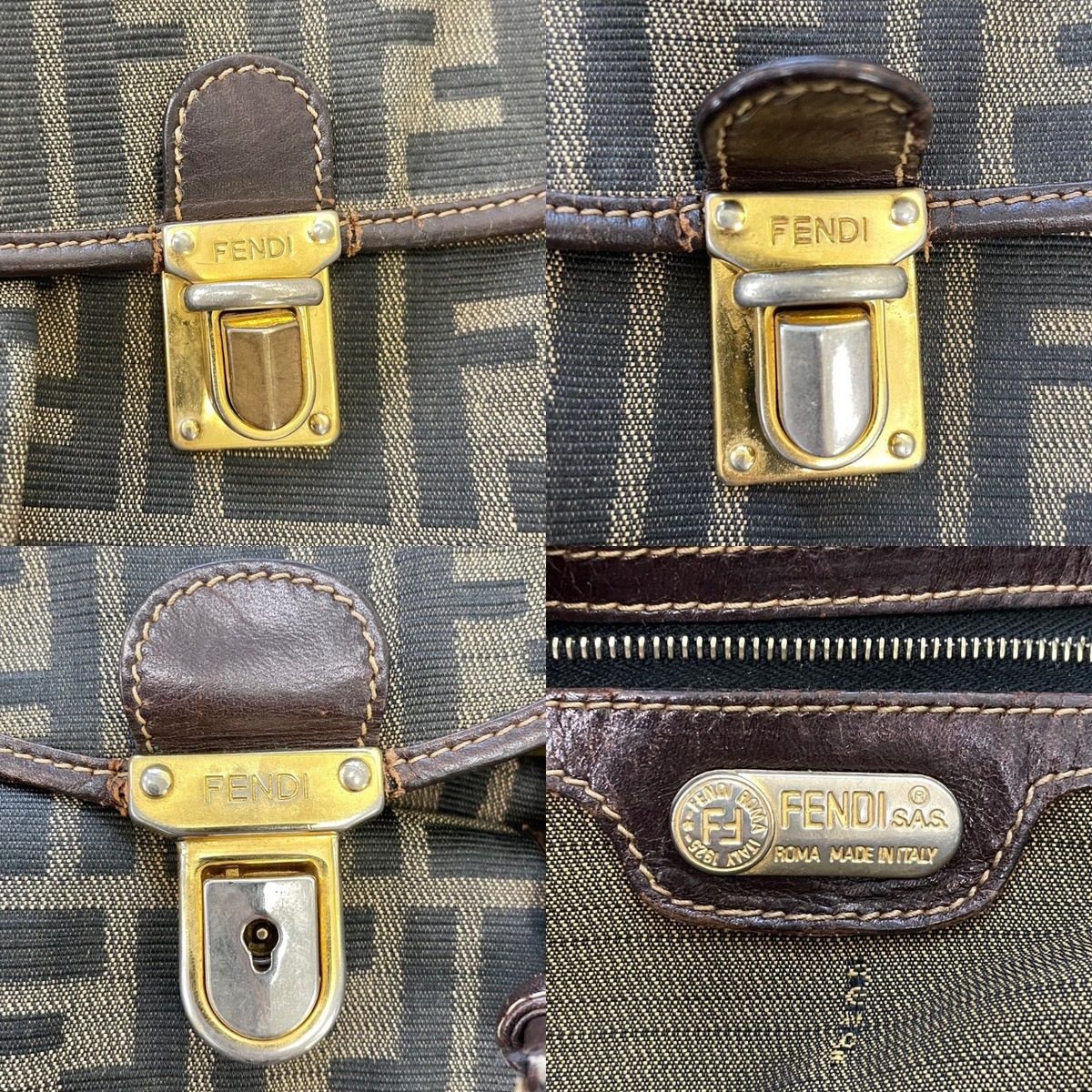 Fendi Backpack Zucca Pecan Travel Business — view 10