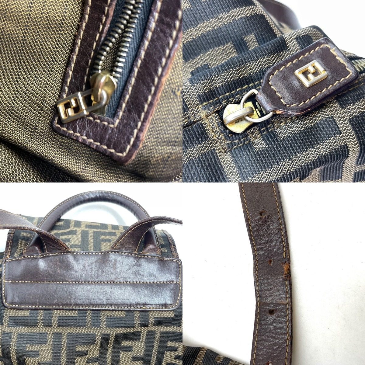 Fendi Backpack Zucca Pecan Travel Business — view 13