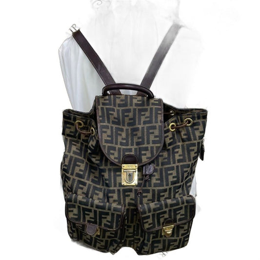 Fendi Backpack Zucca Pecan Travel Business