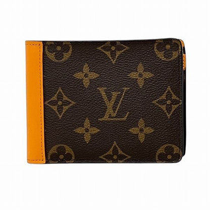 Louis Vuitton Monogram Macassar Portefeuille M82538 Bifold Wallet Card Case