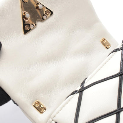 Louis Vuitton Shoulder Bag Pico Maltage White Black Leather — view 5
