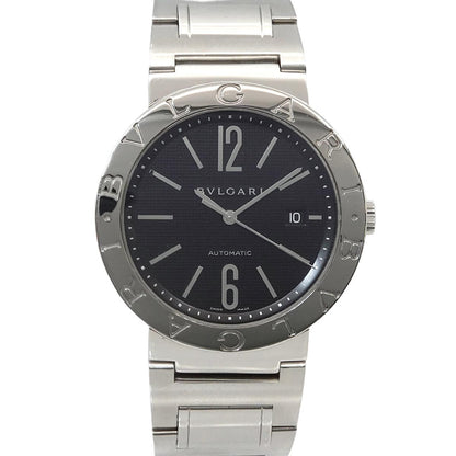 Bvlgari Watch Date Black Automatic Winding