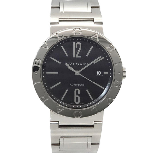 Bvlgari Watch Date Black Automatic Winding