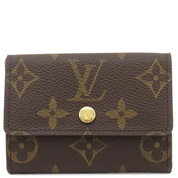 Louis Vuitton Coin Case Porte Monnaie Pla Monogram Canvas Monogram Gold