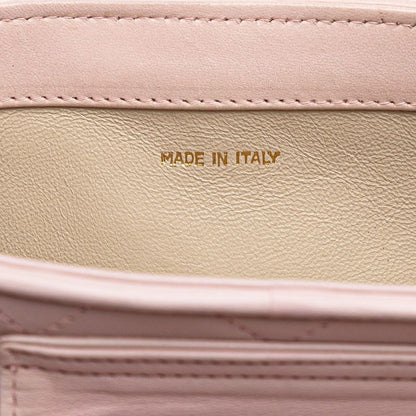 Chanel Matelasse Coco Mark Fringe Chain Shoulder Bag Pink Lambskin Ladies Chanel